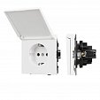 Механизм розетки влагозащищённый SCT-TENDO-MCP-PL-WH (230V, 16A) (Arlight, Белый)