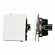 Механизм звонкового выключателя SWT-TENDO-MKR1-SFPL-WH (230V, 10A) (Arlight, Матовый белый)
