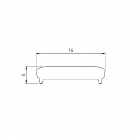 Экран FLOOR18-H15-3000 BLACK (Arlight, Пластик)