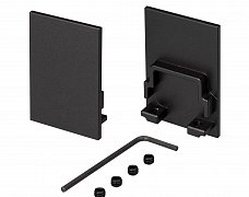 Заглушка SL-COMFORT-3551 BLACK глухая (Arlight, Металл)