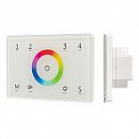 Панель Sens SMART-P83-RGB White (230V, 4 зоны, 2.4G) (Arlight, IP20 Пластик, 5 лет)