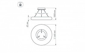 Светильник ALT-TOR-BB460PW-24W Warm White (Arlight, -)