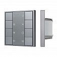 INTELLIGENT ARLIGHT Кнопочная панель DALI-201-23-1G-2SC-RGBW-DT8-IN Silver (BUS, Frame) (IARL, IP20 Металл, 3 года)