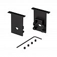 Заглушка SL-COMFORT-2542-F BLACK c отверстием (Arlight, Металл)