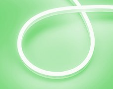 Лента герметичная AURORA-PS-A120-12x6mm 24V Green (10 W/m, IP65, 2835, 5m) (Arlight, Силикон, 2 года)