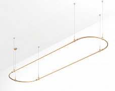 Основание ART-APRIORI-OVAL-HANG-4000x1000 (GD) (Arlight, IP20 Металл, 3 года)