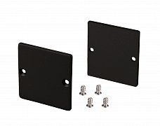 Заглушка SL-LINE-3638-LW BLACK глухая (Arlight, Металл)