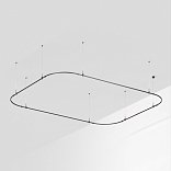 Основание ART-APRIORI-RECTANGLE-SOFT-HANG-4500x3500 (BK) (Arlight, IP20 Металл, 3 года)