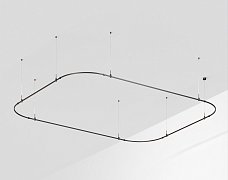 Основание ART-APRIORI-RECTANGLE-SOFT-HANG-4500x3500 (BK) (Arlight, IP20 Металл, 3 года)