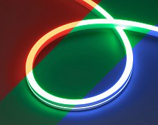 Лента герметичная MOONLIGHT-PRO-SIDE-X360-12x17mm 24V RGB (12 W/m, IP67, 10m, wire x2) (Arlight, Вывод боковой, 5 лет)