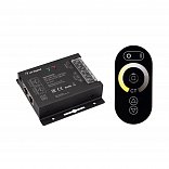 Контроллер ARL-4022-OVAL-MIX Black (12-24V, 2x10A, ПДУ, RF) (Arlight, IP20 Металл, 3 года)