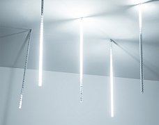 Светодиодная гирлянда ARD-ICEFALL-CLASSIC-D12-500-5PCS-CLEAR-72LED-LIVE WHITE (230V, 6W) (Ardecoled, IP65)