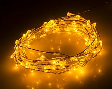 Светодиодная нить WR-5000-1608-100LED Yellow (12V, 2.1W) (Arlight, IP65)