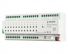 INTELLIGENT ARLIGHT Релейный модуль KNX-7242-72-DRO-DIN Grey (BUS, 24x10A) (IARL, IP20 Пластик, 2 года)