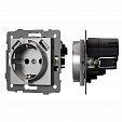 Механизм розетки с USB зарядкой SCT-MUAA-PL-GR-V (250V, 16A) (Arlight, -)
