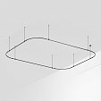 Основание ART-APRIORI-RECTANGLE-SOFT-ROD-800-4500x3500 (BK) (Arlight, IP20 Металл, 3 года)