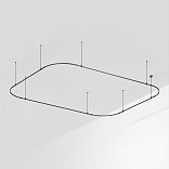 Основание ART-APRIORI-RECTANGLE-SOFT-ROD-800-4500x3500 (BK) (Arlight, IP20 Металл, 3 года)
