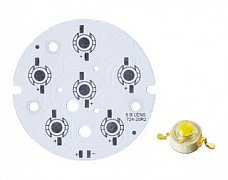 Плата D70-6E Emitter (6x LED, 724-25) (Turlens, -)