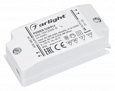 Блок питания ARV-SN12008-B (12V, 0.67A, 8W) (Arlight, IP20 Пластик, 3 года)