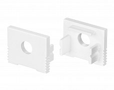 Заглушка SL-SLIM-H13M WHITE с отверстием (Arlight, Пластик)