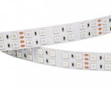 Светодиодная лента RT 2-5000 24V RGB 2x2 (5060, 720 LED, LUX) (Arlight, 34.4 Вт/м, IP20)