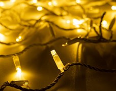 Светодиодная гирлянда ARD-STRING-CLASSIC-10000-WHITE-100LED-PULSE Warm (230V, 7W) (Ardecoled, IP65, 1 год)