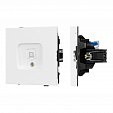 Механизм компьютерной розетки SCT-TENDO-MPC1-PL-WH (RJ-45, CAT6) (Arlight, Белый)