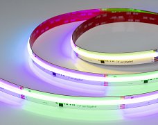 Светодиодная лента DMX-COB-X1008-18mm 24V RGB-PX126 (11 W/m, IP20, CSP, 5m) (Arlight, -)