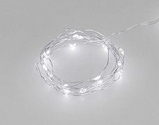 Светодиодная гирлянда ARD-DEW-HOME-2000-CLEAR-20LED-STD White6000 (1.5V, Battery Pack, Cork) (Ardecoled, IP20)