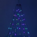 Светодиодная гирлянда Лучи Смарт ARD-GALA-CLASSIC-1800-BLACK-180LED RGB (230V, 3.6W, Tuya Wi-Fi) (Ardecoled, IP65)