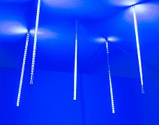 Светодиодная гирлянда ARD-ICEFALL-CLASSIC-D12-500-5PCS-CLEAR-72LED-LIVE BLUE (230V, 6W) (Ardecoled, IP65)