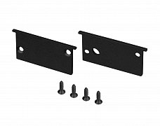 Комплект заглушек SL-BEVEL-W32-F BLACK (Arlight, Алюминий)