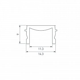 Экран матовый HR-M-IP65-2000 (Arlight, Пластик)