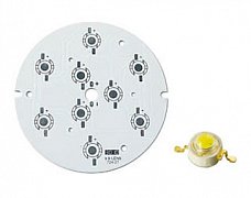 Плата D93-9E Emitter (9x LED, 724-27) (Turlens, -)