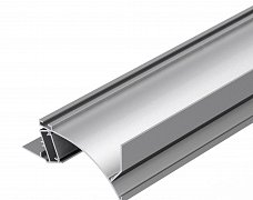 Профиль с экраном ALM-ARC-SIDE-2000 ANOD+FROST (Arlight, Алюминий)