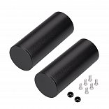 Заглушка ROUND-D36-360 BLACK с отверстием (Arlight, Металл)