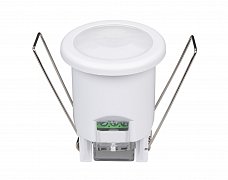 Датчик движения NAVE-PIR-BUILT-R50-400W-WH (230V, 1.7A, MINI) (Arlight, IP20 Пластик, 5 лет)