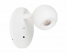 Светильник SP-OTTORI-WALL-CHARGE-6W Warm3000 (WH, 30 deg, 230V, USB-C) (Arlight, IP20 Металл, 3 года)