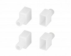 Заглушка WPH-FLEX-0612-SIDE WHITE с отверстием (Arlight, Силикон)