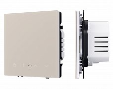 ARL NOBE Терморегулятор эл тёплый пол кашемир SWT-MTE-PL-CA (95-240V, 16A, датч пола + возд) (Arlight, -)
