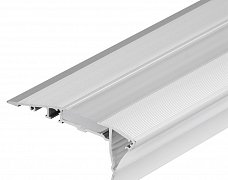 Профиль с экраном ALU-STAIR-D-2000 ANOD+FROST (Arlight, Алюминий)