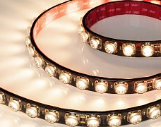 Светодиодная лента герметичная FLT-PS-A42-BLACK-23mm 24V Warm3000 (21 W/m, IP67, 15deg, 5m) (Arlight, -)