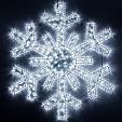 Фигура ARD-SNOWFLAKE-M11-1250x1200-604LED White (230V, 36.5W) (Ardecoled, IP65)