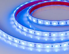 Светодиодная лента герметичная RTW-PFS-B60-13mm 24V Blue (14.4 W/m, IP68, 5060, 5m) (Arlight, 14.4 Вт/м, IP68)