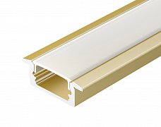 Профиль LINE-2308-F-2000 ANOD GOLD (Arlight, Алюминий)