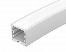Профиль SL-ARC-3535-D1500-A90 WHITE (1180мм, дуга 1 из 4) (Arlight, Алюминий)