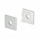 Заглушка SL-KANT-H16 SQUARE с отверстием (Arlight, Пластик)