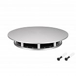 Крепление MOONLIGHT-BASE-ROUND-D18-M Silver (Arlight, Металл)