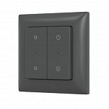 INTELLIGENT ARLIGHT Кнопочная панель SMART-RF-801-22-MULTI черная, закруг. (3V, пластик, 2.4G) (IARL, IP20 Пластик, 5 лет)
